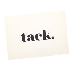Kiitoskortti Venice Black "Tack"