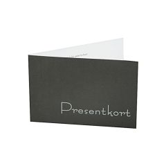 NOFI Lahjakortti Presentkort, musta/hopea