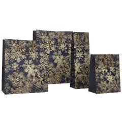 Premiumkassi Golden Snowflakes