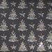 Lahjapaperi Gold Black Christmas Trees